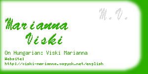 marianna viski business card